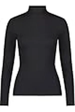 Lee Ribbed Ls High Neck T-shirt voor dames, , L