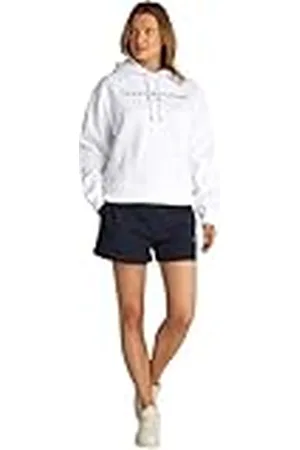 Tommy Hilfiger Dames MDRN REG CORP LOGO HOODIE WW0WW43598 Pullover Hoodie, Th Optic White, XXS, , XXS