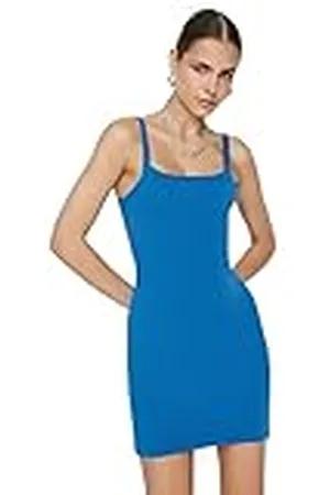 Trendyol Dames Design Mini Bodycon Slim Knitwear Jurk, , M