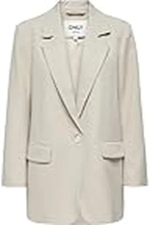 ONLY Blazer voor dames Onlana-Berry L/S Ovs Blazer Tlr Noos, Puimsteen, 38