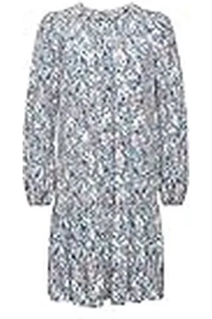 ESPRIT Midi-jurk met patroon, , 32