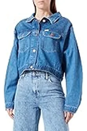 Wrangler Cowboy Denim Jacket voor dames, Meerkleurig, M