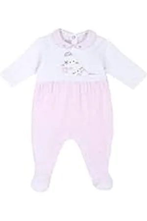 chicco Babyrompertje voor jongens en meisjes, met comfortabele opening aan de voorkant, van warme en zachte stof, machinewasbaar, babykleding voor jongens en meisjes van 0-24 maanden, cadeau idee