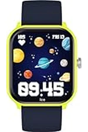 Ice-Watch ICE smart junior 2.0 Yellow - Geel verbonden horloge voor kinderen met blauwe siliconen band - 022791 (1,75 pouces)