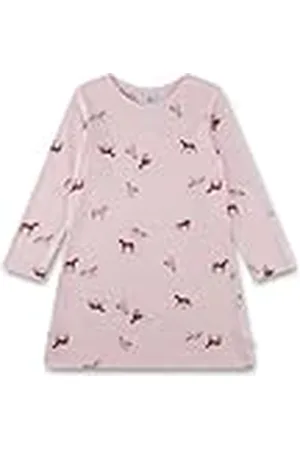 Sanetta Meisjesnachthemd | Duurzaam en aangenaam katoenen nachthemd voor meisjes. Nachtkleding voor meisjes, , 104