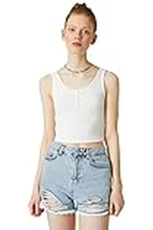 Koton Dames Scoop Neck Tank Top, , S