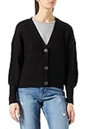 VERO MODA Dames Vmlea Ls V-hals Cuff Cardigan Noos gebreide jas, , XS