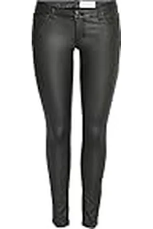 Noisy May Nmallie Lw Skinny Coated Black Pant Noos voor dames, , L / 30L