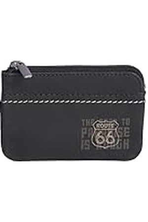 Route 66 Herenportemonnee van leer (RFID-bescherming) Slim Design - Kaarthouder - Portemonnee voor heren - Lederen portemonnee voor heren - Portemonnees en kaarthouders, , Medium