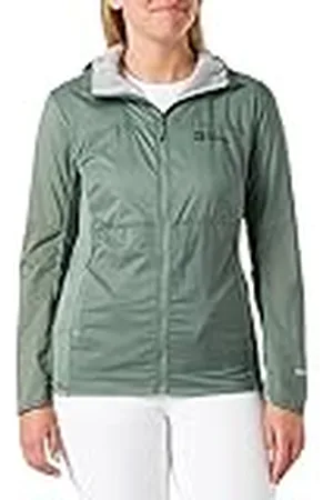 Jack Wolfskin Dames Prelight Alpha jas, picknickgroen, M, , M