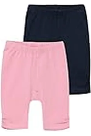 QS by s.Oliver Junior Baby Girls Capri leggings in dubbele verpakking, , 62, , 62 cm
