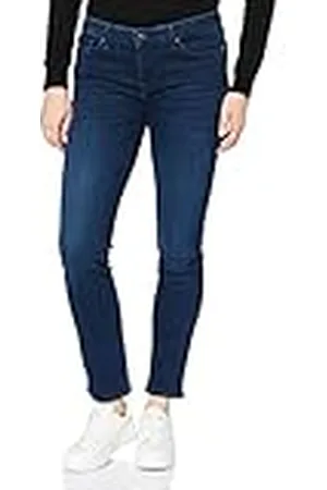 7 for all Mankind Pyper Skinny jeans voor dames, Donker indigo, 32