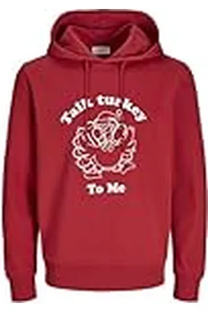 JACK & JONES Jjxmas One Color Funny Sweat Hood, , L