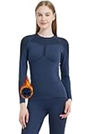 MEETWEE Functioneel ondergoed voor dames, warme broek voor vrouwen, het warme pak voor vrouwen is geschikt voor outdoorsport, skiën en fitness in de herfst en winter., , M