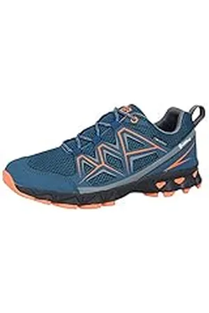 BRUTTING Power Dames Trail-hardloopschoenen, Petrol/grijs/oranje, 38 EU