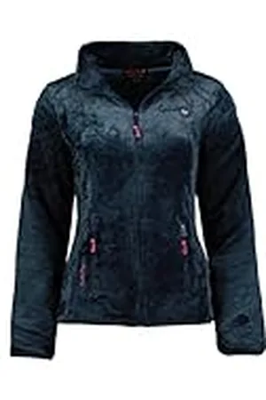 Geographical Norway Universum dames warme fleece ritssluiting - jas herfst winter lente warm dames - lange mouwen trui bont zacht comfort outdoor ( 2XL), , XXL