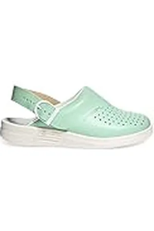 Abeba Unisex Clog 7090 - het origineel, glad leer, 41 EU, , 1