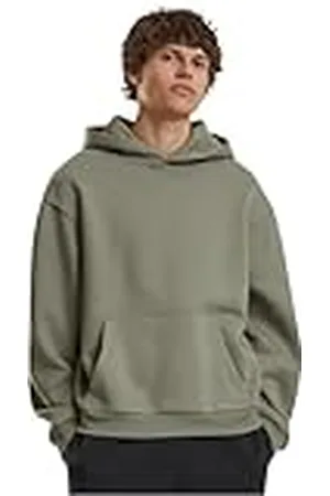 Build Your Brand Fluffy Hoody, casual hoodie voor heren, loose fit, maten S-5XL, , 5XL