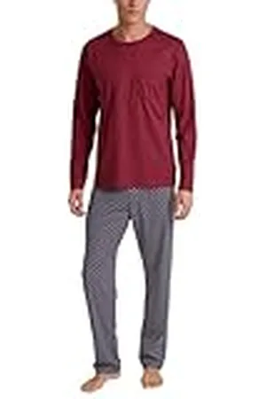 Calida Relax-opdruk pyjamaset voor heren, , 52-54