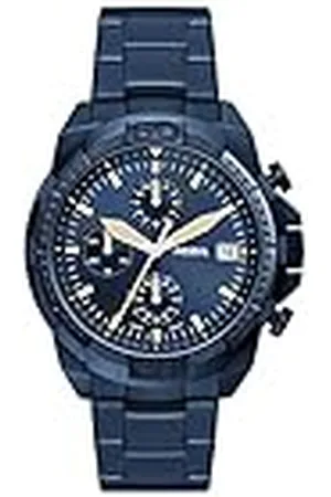 Fossil Bronson Chronograaf Marineblauw Roestvrijstalen Horloge