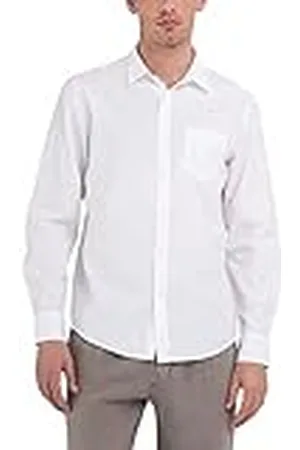 Replay Heren M4106 overhemd, 001 wit, L, , L