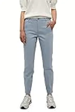 Minus Daya 7/8 Business Casual broek voor dames, Dusty Blue, 40
