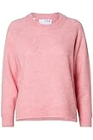 SELECTED Dames Slflulu Ls Knit O-Neck B Noos Pullover, , S
