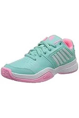 K-Swiss Dunlop KS TFW Court Express Omni-Aruba Sneakers voor heren, blauw/roze/wit/M