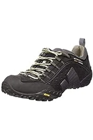 Merrell Herren Intercept Trekking Wanderhalbschuhe, Noir Smooth Noir, 40.5 EU