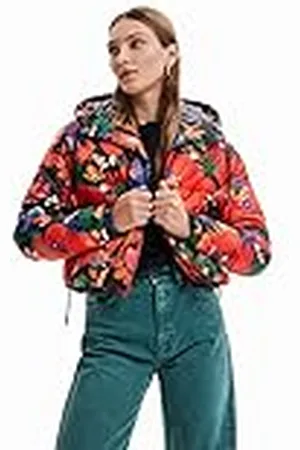 Desigual Gewatteerde korte overjas voor dames, , L