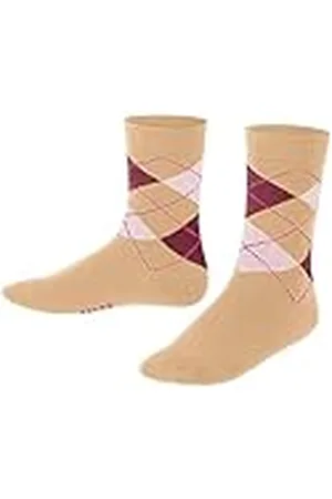 Falke Uniseks-kind Sokken Classic Argyle K SO Katoen Gedessineerd 1 Paar, , 35-38