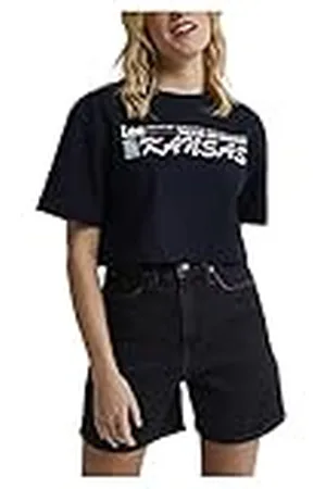 Lee Dames Loose Cropped Tee T-shirt, , XS