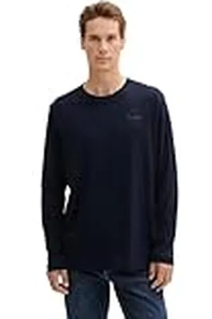 TOM TAILOR T-shirt met lange mouwen voor heren, , XS