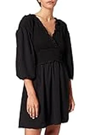 NA-KD Dames Smocked Mini Jurk Casual, , 64 NL