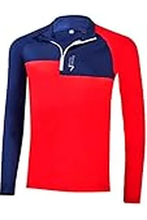 Black Crevice Heren ski-rolli met ritssluiting, functioneel shirt met lange mouwen, in verschillende kleuren en maten, flexibel en ademend herenshirt met lange mouwen, , 3XL