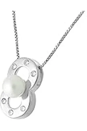 ORPHELIA Jewelry dameshanger met ketting 925 sterling zilver mt. 42-45 cm ZH-4366, Sterling zilver, Zirkonia