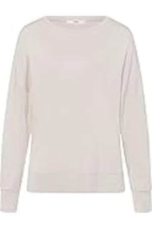 Brax Dames Style Caren Viscose Solid geraffineerd shirt met lange mouwen sweatshirt, Rope, 44