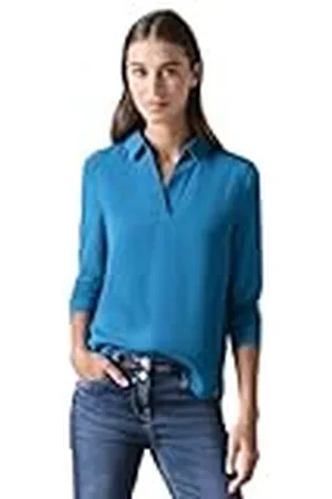 CECIL Blouse met jersey-mouwen, , L
