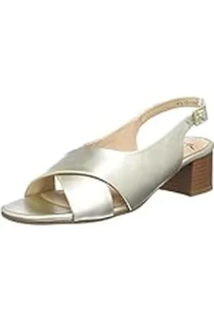 ARA Prato sandaal voor dames, platina, 40 EU, , 40 EU
