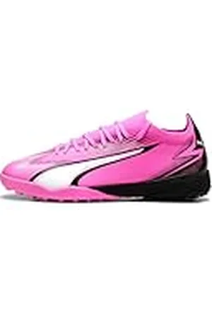 PUMA Ultra Match Tt voetbalschoen voor heren, Poison Pink Wit Zwart, 46 EU