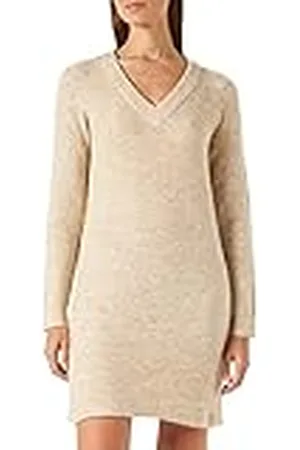 Pieces® Dames PCELLEN LS V-hals Knit Dress NOOS BC jurk, , XL