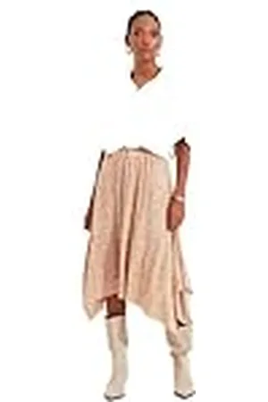 Trendyol Vrouw Midi asymmetrisch gebreide rok, , XS