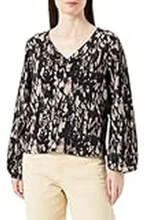VILA Dames Vicaia Loa V-hals L/S Top/Su lange mouwen blouse, , XL