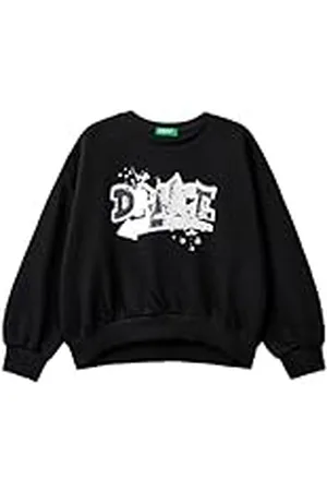 Benetton Sweatshirt met capuchon voor meisjes en meisjes, , 170