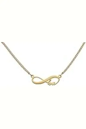 DRAEGER PARIS 1886 Paris armband modesieraad van verguld metaal, motief oneindigheidssymbool, nikkelvrij, 20 cm, ideaal voor een gepersonaliseerd geschenk en design