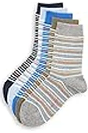 ESPRIT Unisex Kids Multi Stripe 5-pack sokken ademend duurzaam biologisch katoen dun patroon 5 paar, , 6 Jaar