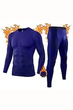 MEETWEE Heren thermisch ondergoed Ademend Heren thermisch functioneel ondergoed Winterski ondergoed Ondergoed Thermisch vest Thermische broek Basislaag Ski Wintersport
