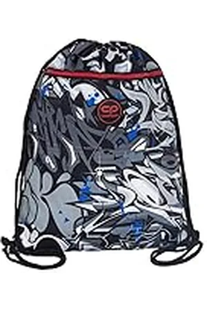 Coolpack Green Street Art, sporttas met trekkoord, uniseks, kinderen, eenheidsmaat, Meerkleurig, Eén maat