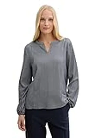 TOM TAILOR T-shirt met lange mouwen voor dames, , 3XL