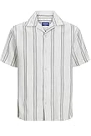 JACK & JONES JORCABANA Stripe Shirt SS SN, , S